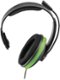 Turtle Beach - EAR FORCE Recon 30X Over-the-Ear Gaming Headset for Xbox One, PS4, PC and Mobile - Black/Green-Front_Standard