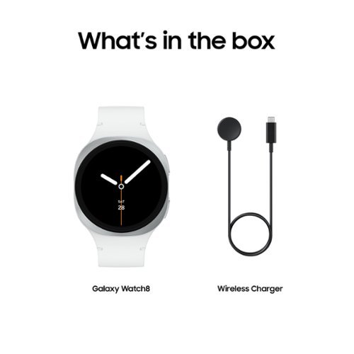 Samsung Galaxy Watch8 Aluminum Smartwatch 40mm LTE - Free 2 years data and texting included - Silver - (2025) BUY IN UAE