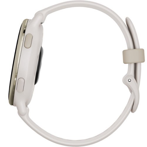 Garmin vívoactive 5 GPS Smartwatch 42 mm Fiber-reinforced polymer - Gold Aluminum and Ivory BUY ONLINE
