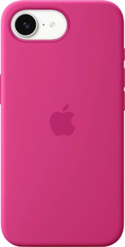 Apple - iPhone 16e Silicone Case - Fuchsia