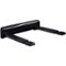 Peerless-AV - Wall Mount Compatible with Receivers, DVD Players, Surround Sound Systems - Black-Front_Standard