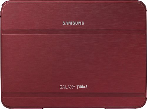  Book Cover for Samsung Galaxy Tab 3 10.1 - Red