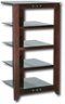 Sanus - Natural Foundations A/V Series 5-Shelf System - Smoke-Angle_Standard