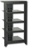 Sanus - Natural Foundations A/V Series 5-Shelf System - Black-Angle_Standard
