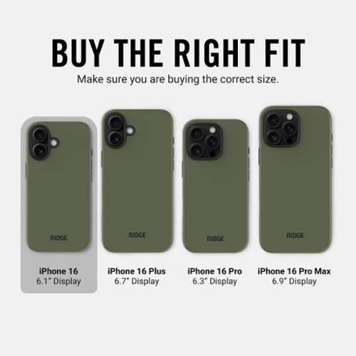 The Ridge Wallet Everyday Phone Case - IPhone 16 - Matte Olive - Matte Olive HOW TO BUY