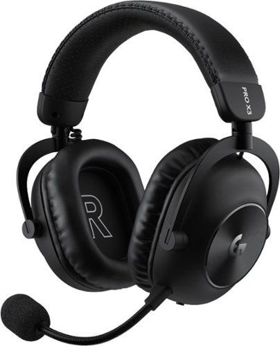 Logitech - G PRO X3 LIGHTSPEED Wireless Gaming Headset with Bluetooth/USB/3.5 mm Aux for PC, PS5, PS4 - Black