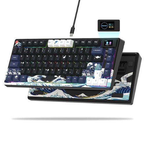 ✨キーボード美品✨8世代i3✨SSD 240GB✨8GB✨DVD✨Office Womier S K80 75% Wired Keyboard with Color Multimedia Display