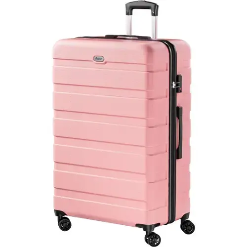 Front. Brick Attic - 20 Inch Luggage PC ABS Hardside Lightweight Suitcase with 4 Universal Wheels TSA Lock Carry-On - Pink.