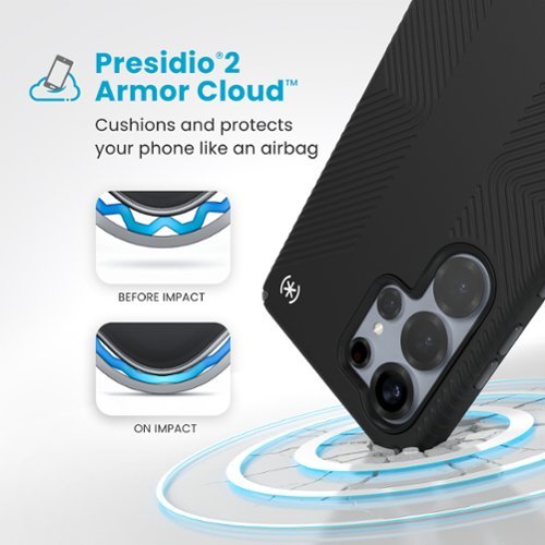 Speck Presidio2 Grip and Magnet Case for Samsung Galaxy S25 Ultra - Black BUY ONLINE