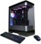 CyberPowerPC - Gaming Desktop - AMD Ryzen 9 9900X - NVIDIA GeForce RTX 5070 12GB - 32GB DDR5 RGB - 2TB PCIe 4.0 SSD - Black-Front_Standard