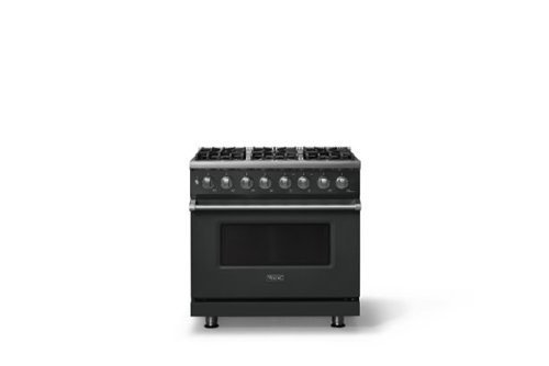 Viking - 36 in. Wide 6 Burner Pro5S 5.6 Cu. Ft. Freestanding Sealed Dual Fuel Convection Range - Antique Bronze - Antique Bronze