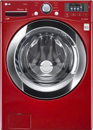  LG - 4.3 Cu. Ft. 9-Cycle High-Efficiency Steam Smart Front-Loading Washer