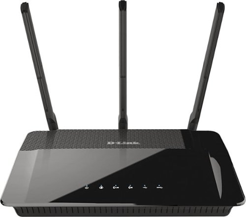  D-Link - AC1900 Dual-Band Wi-Fi Router - Black