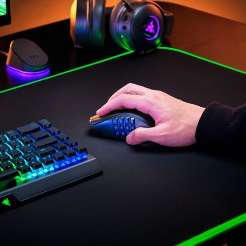 Razer Naga V2 Pro MMO Optical Gaming Mouse with Interchangeable Side Plates in 2, 6, 12 Button Configurations - Wireless - Black HOW TO BUY