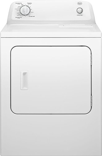  Roper - 6.5 Cu. Ft. 7-Cycle Electric Dryer - White