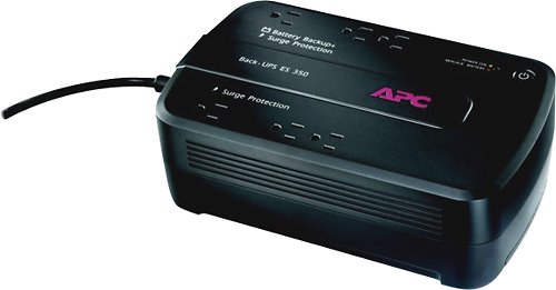  APC - 350VA Battery Back-Up System - Black