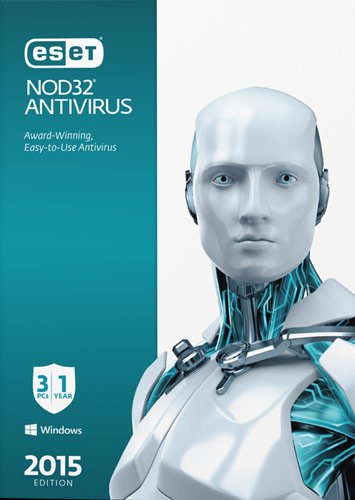 ESET NOD32 Antivirus 2015 (3-User) (1-Year Subscription)