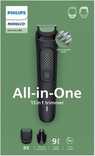 Philips Norelco All-in-One 3000 Series 13 in 1 Trimmer, MG3919/50 - Black BUY IN HONG KONG