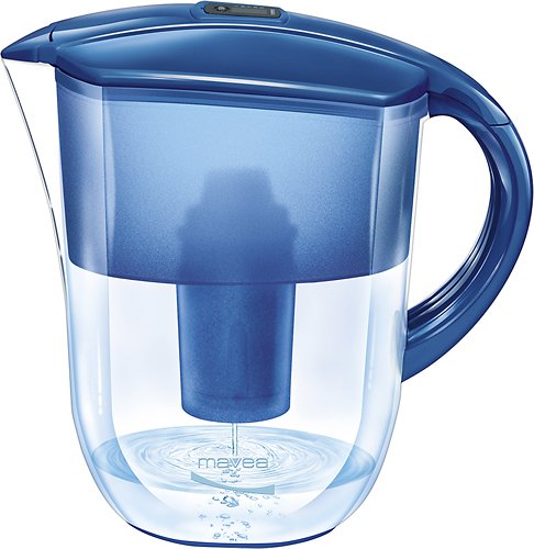  Mavea - Classic Fit 9-Cup Water Filter Pitcher - Blue
