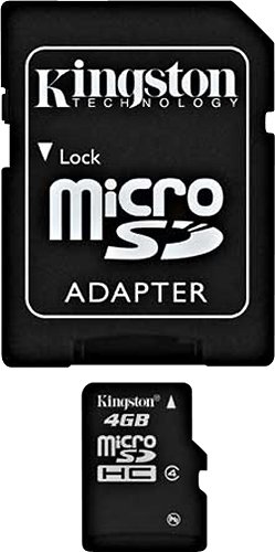  Kingston - 4GB microSDHC Memory Card