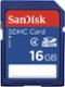 SanDisk - 16GB SDHC UHS-I Memory Card-Front_Standard