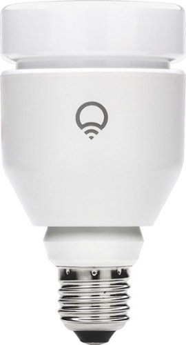  LIFX - Adjustable White A19 Wi-Fi Smart LED Light Bulb, 75W Equivalent - White