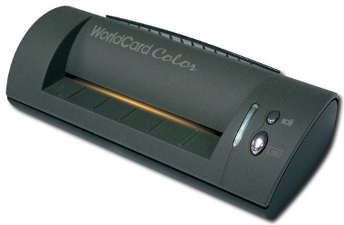 PenPower - WorldCardColor Sheetfed Business Card Scanner - Black