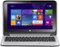 HP - Geek Squad Certified Refurbished 2-in-1 11.6" Touch-Screen Laptop Intel Pentium 4GB Memory 500GB HDD - Smoke Silver-Front_Standard