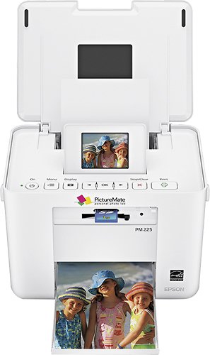  Epson - PictureMate Charm Compact Photo Printer - White