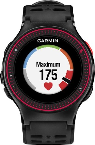  Garmin - Forerunner 225 Sport Watch - Black/Red