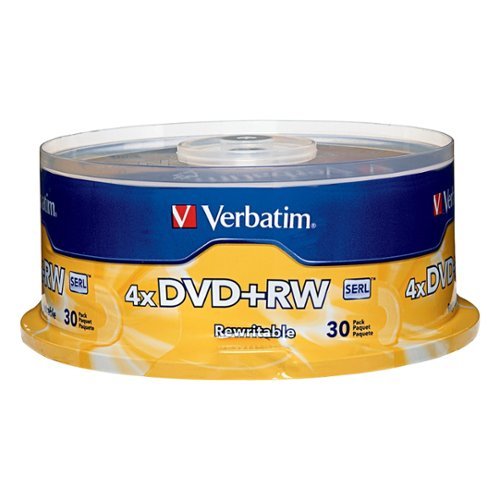  Verbatim - 4x DVD+RW Discs (30-Pack) - Silver
