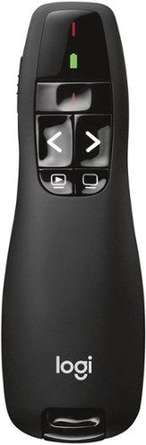 Logitech - R400 Presenter Remote Control - Black