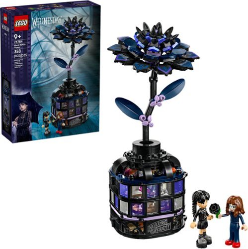 LEGO - Wednesday Black Dahlia Flower Building Toy 76784