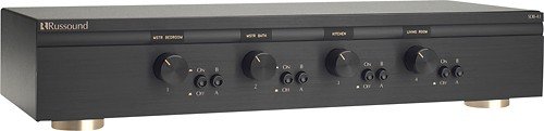 Russound - 4-Pair Speaker Selector - Black