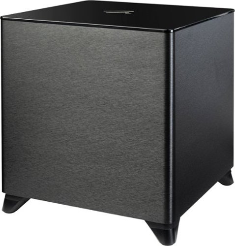 MartinLogan - Dynamo Foundation 12, 12” Sealed, Powered Subwoofer, with Magnitude 700W Amplifier, DSP-Optimized, and Wireless Ready - Brushed Black