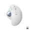Logitech - ERGO M575 Wireless Trackball Mouse with Ergonomic Design - Off-White-Front_Standard