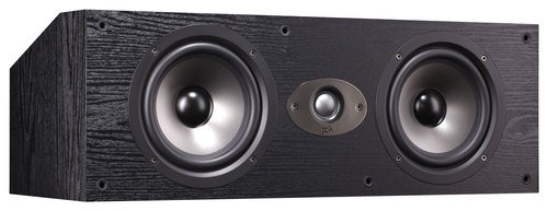  Polk Audio - TSx Series Dual 6-1/2&quot; 3-Way Center-Channel Speaker - Black