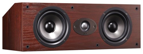 Polk Audio - TSx Series Dual 5-1/4" 3-Way Center-Channel Speaker - Cherry-Front_Standard 