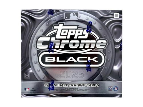Topps Chrome Black 2025 13枚入り 2025 Topps Chrome Black Baseball Hobby Box - Best Buy