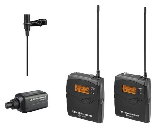 Sennheiser - Evolution Wireless G3 Wireless Microphone Receiver and Transmitter - Black-Front_Standard 