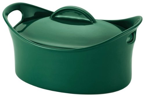  Rachael Ray - Casseroval 4-1/4-Quart Covered Oval Baking Dish - Fennel
