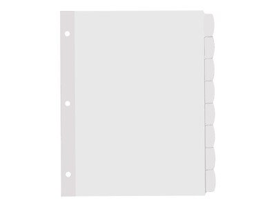 Avery - Big Tab Printable Paper Dividers with Labels, 8 Tabs, 20 Sets/Pack - White