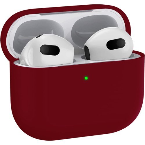 SaharaCase Silicone Case for Apple AirPods 3 (3rd Generation 2021) - Burgundy GLOBAL SHIPPING