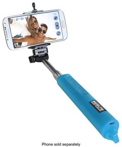  Digital Treasures - Shoot 'N Share Bluetooth Selfie Stick - Blue