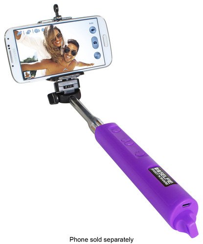  Digital Treasures - Shoot 'N Share Bluetooth Selfie Stick - Purple