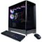 CyberPowerPC - Gaming Desktop - AMD Ryzen 7 9800X3D - NVIDIA GeForce RTX 5080 16GB - 32GB DDR5 - 2TB PCIe 4.0 SSD - Black-Angle_Standard