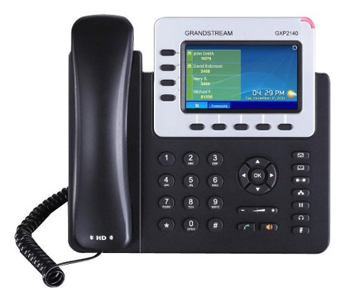 Grandstream - GS-GXP2140 Enterprise IP Corded Phone - Black