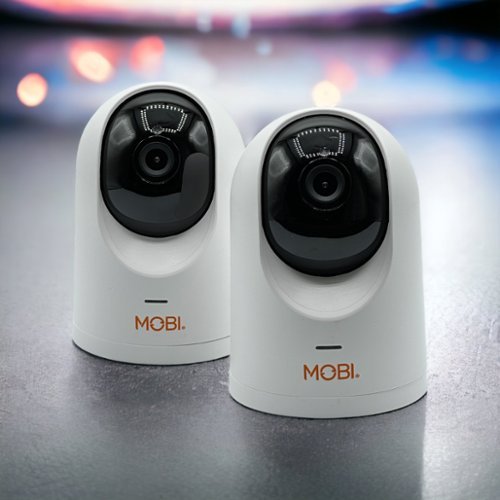 MOBI Cam PRO HD 2Pk WiFi Pan & Tilt Video Baby Monitor w 2-Way Audio, Color Night Vision, & Cry Detection - White WHERE TO BUY