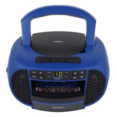 Jensen Portable CD Music System CD 550, Cassette Player/Recorder
