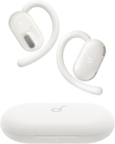 Soundcore - V20i by Anker Open-Ear Headphones,Adjustable Ear Hooks - White-Front_Standard 